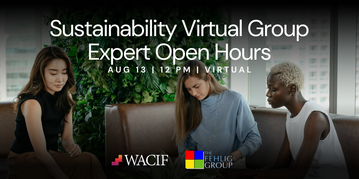 Sustainability Virtual Group Expert Open Hours (August 2026)